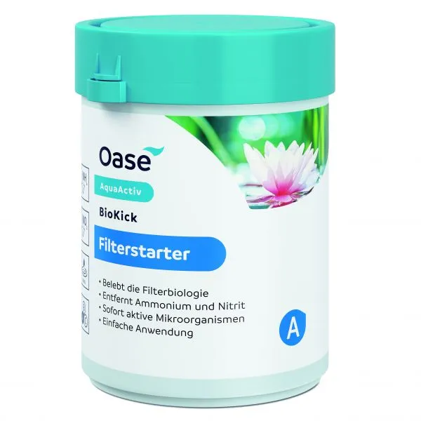 "AquaActiv BioKick 95g (100 ml) – Pulver-Filterbakterien für Teichanlagen"